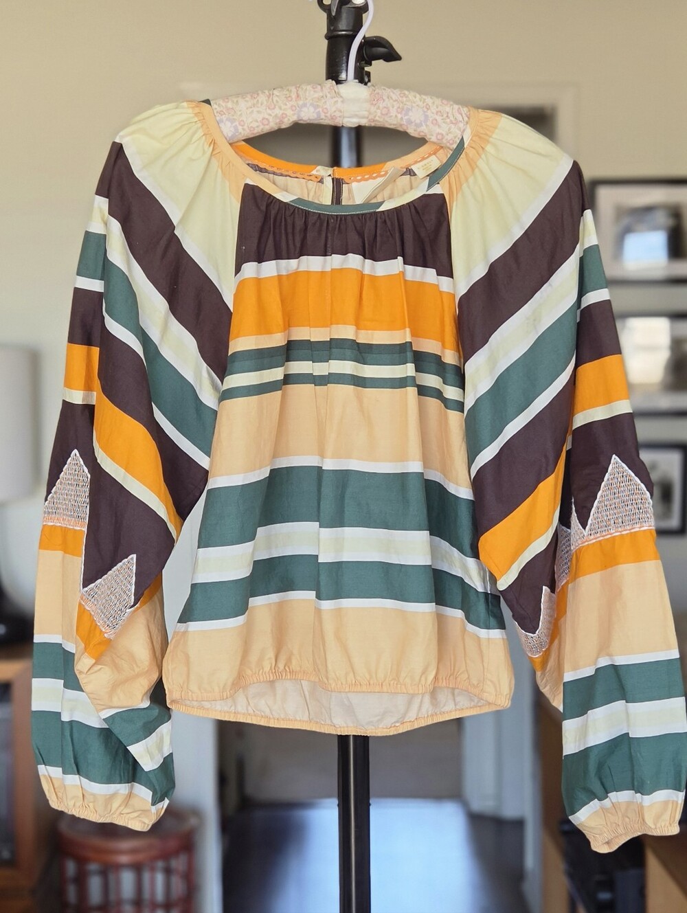 Maeve Clea Puff-Sleeved Blouse from Anthropologie